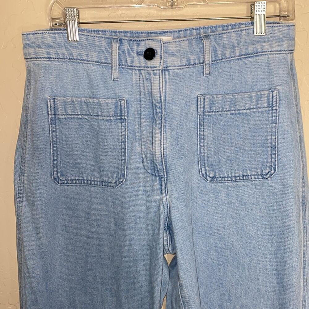 Aritzia Wilfred Free Adrift Jean high rise wide leg size 10 - Picture 3 of 10